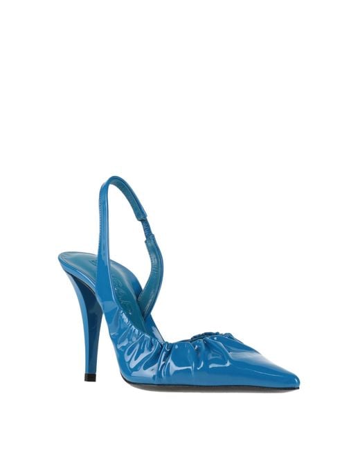 By Far Blue Pumps Leather