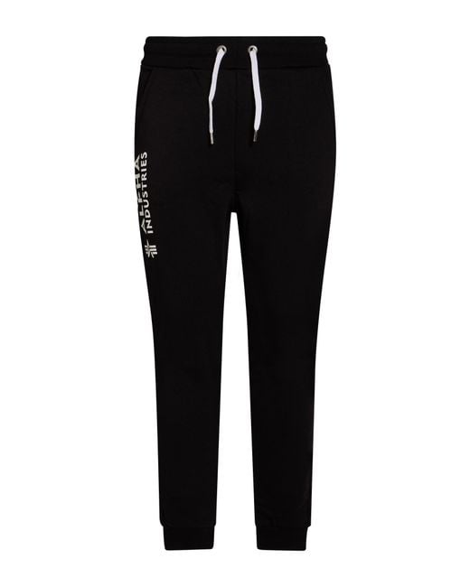 Alpha Industries Black Pants Cotton, Polyester for men