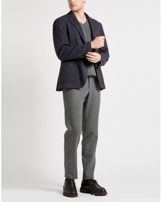 Lardini Black Blazer Wool, Polyamide, Polyester, Cashmere for men