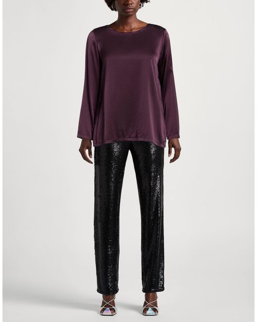 Maliparmi Purple Top Silk, Elastane