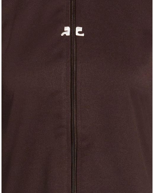 Courreges Brown Sweatshirt Polyester