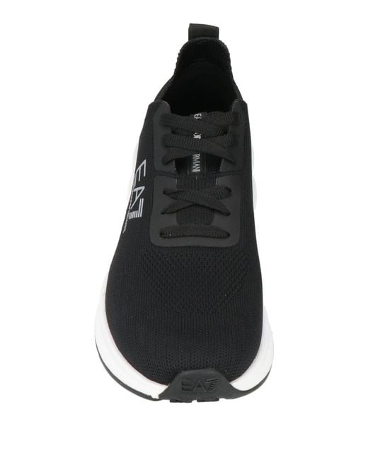 EA7 Black Trainers for men