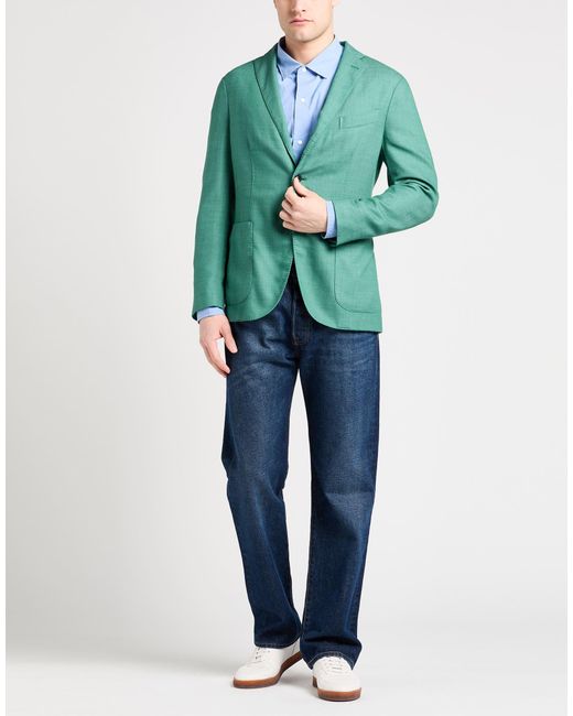 Boglioli Green Blazers for men