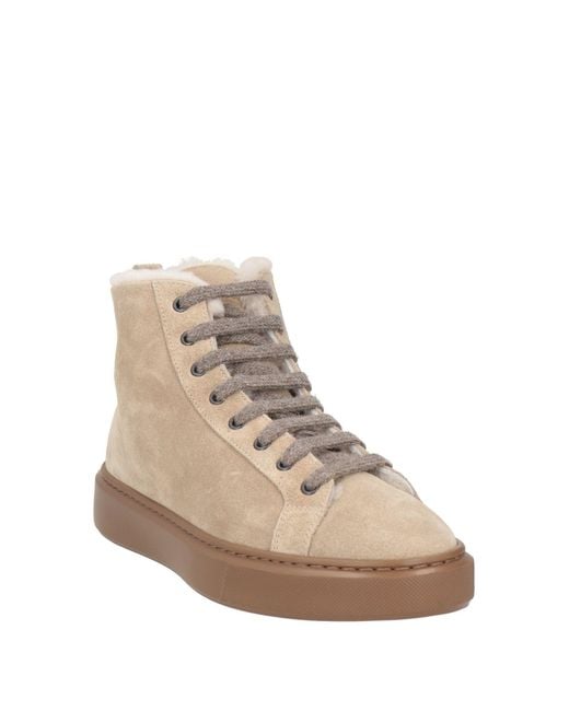 Doucal's Natural Sneakers Leather