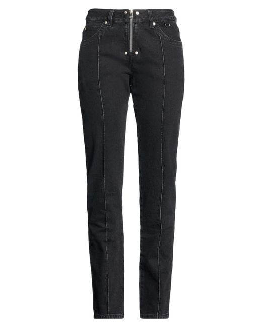 Isabel Marant Black Charcoal Jeans Organic Cotton