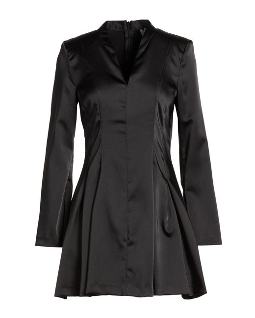 ViCOLO Black Mini Dress Polyester, Elastane