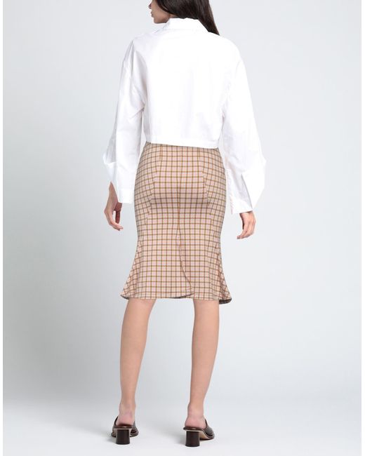 Marni White Midi Skirt