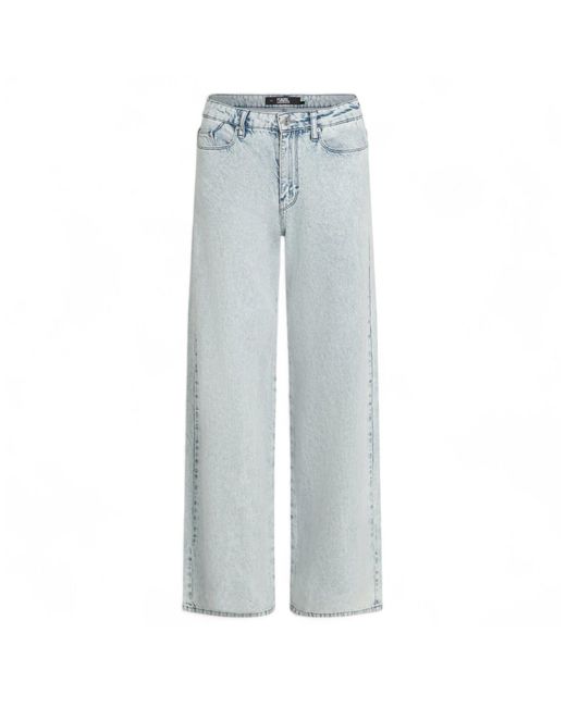 Pantalon en jean Karl Lagerfeld en coloris Blue