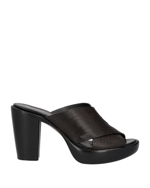 Rocco P Black Sandals