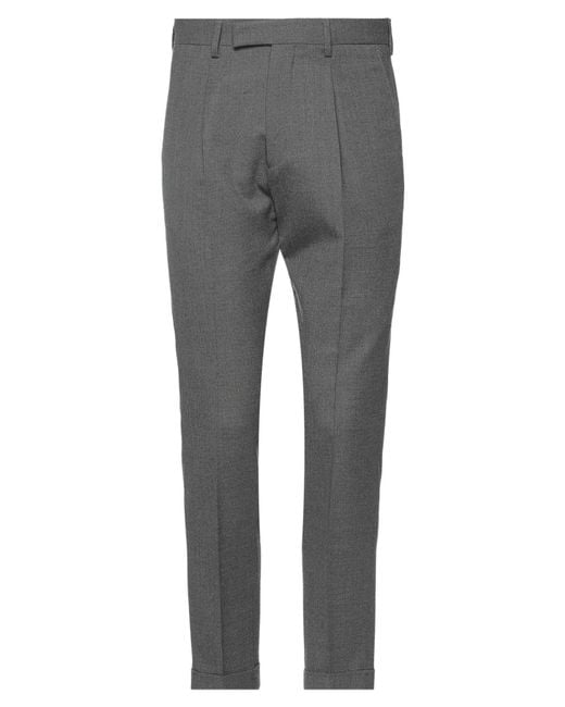BE ABLE Gray Pants Polyester, Virgin Wool, Elastane for men