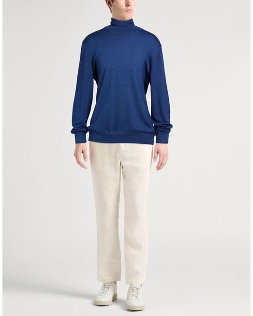 Cuello Alto Tagliatore de hombre de color Blue