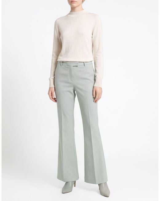 SEVENTY VENEZIA Gray Pants Polyester, Elastane
