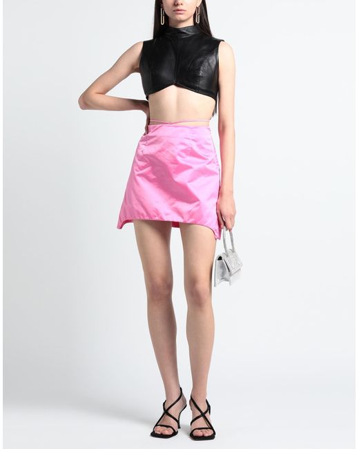 Helmut Lang Pink Minirock
