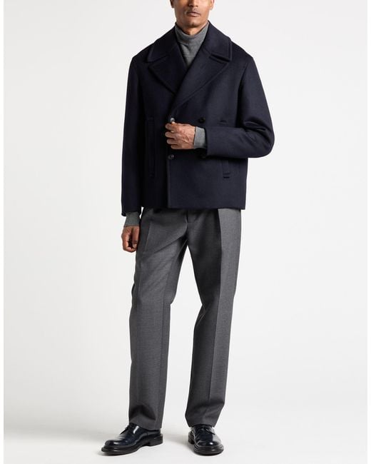 Emporio Armani Blue Coat for men