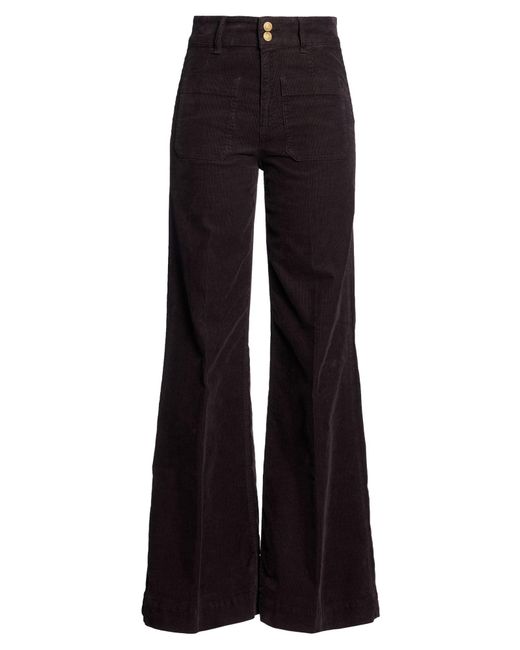 Seafarer Black Chocolate Pants Cotton, Elastane