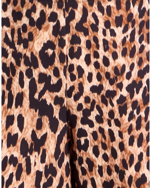 Maliparmi Brown Pants Polyester, Elastane