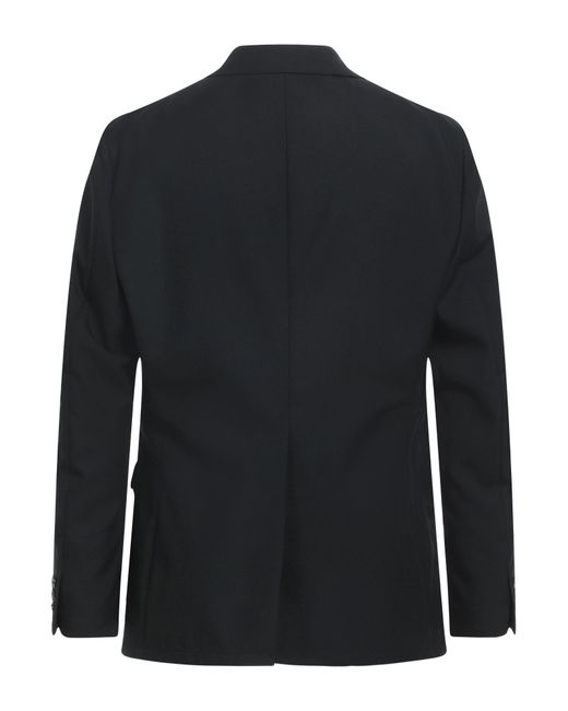 Lardini Black Blazer Polyester, Wool for men