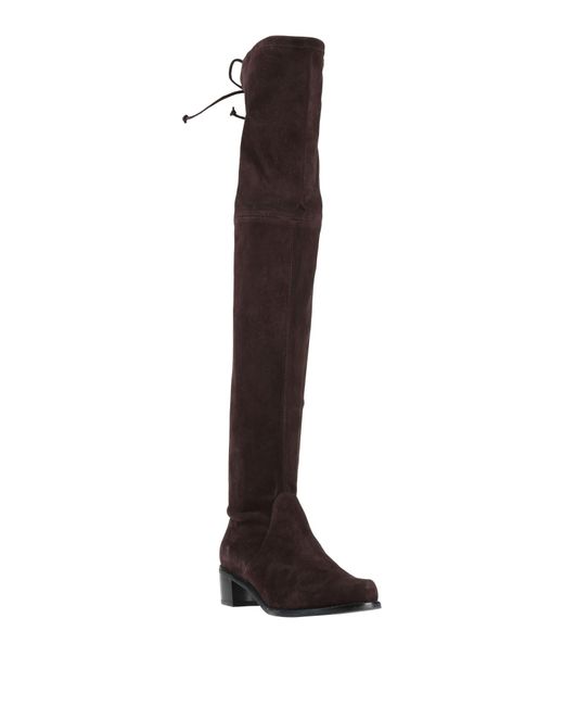 Stuart Weitzman Brown Boot Leather