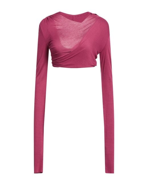 Rick Owens Pink Top Viscose