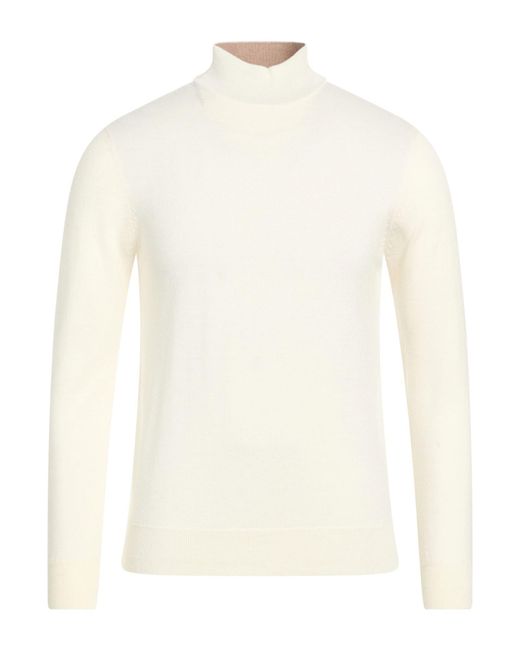 White Wise White Turtleneck for men