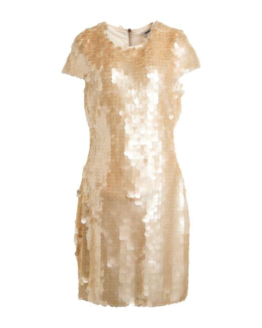 DKNY Natural Mini Dress Polyester