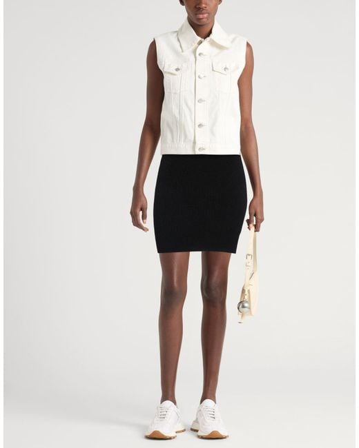 Haveone Black Mini Skirts
