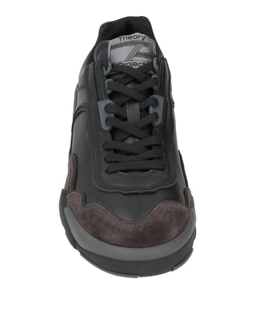 THEORY PROJECT Black Sneakers for men