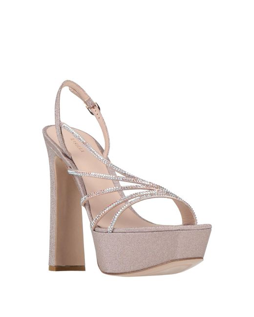 Le Silla White Sandals
