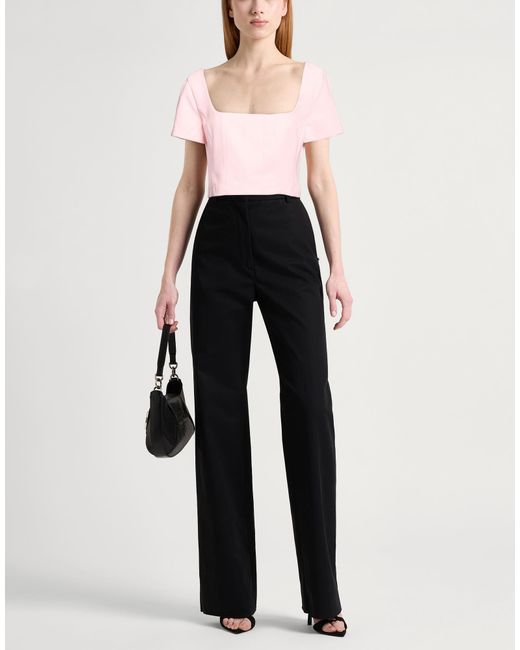Staud Pink Top Polyester, Viscose, Elastane