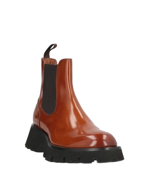 Santoni Brown Ankle Boots