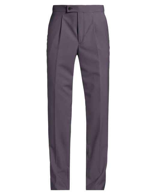 Caruso Blue Pants Wool for men