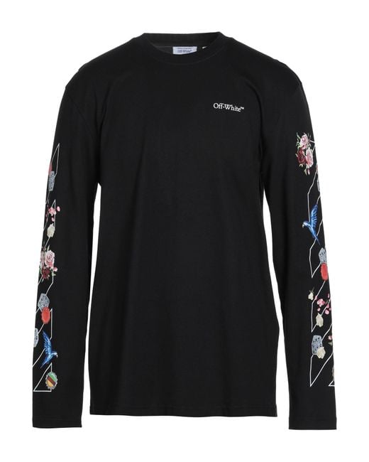 Off-White c/o Virgil Abloh Black T-Shirt Cotton for men