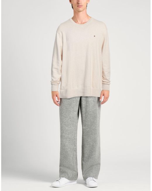 Tommy Hilfiger Natural Sweater Pima Cotton, Cashmere, Elastane for men