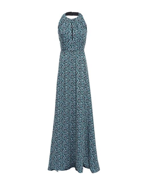 Lela Rose Blue Maxi Dress