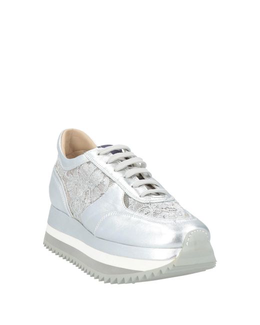 Le Silla White Sneakers Textile Fibers