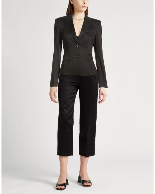 Strenesse Black Blazer Cotton, Elastane