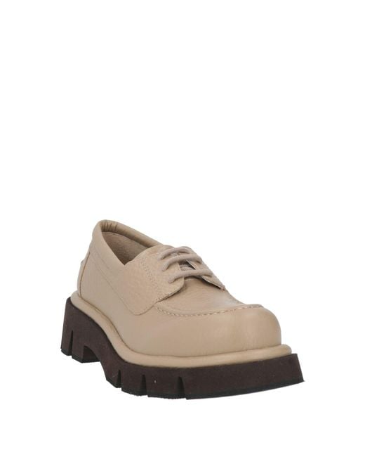 Paloma Barceló Natural Lace-Up Shoes