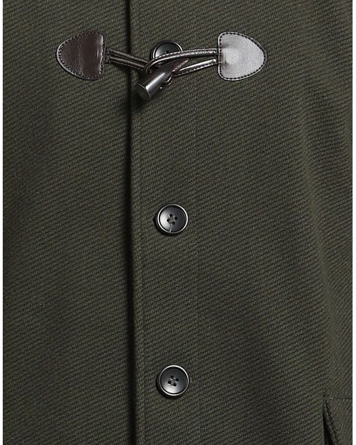 Daniele Alessandrini Black Coat Polyester for men