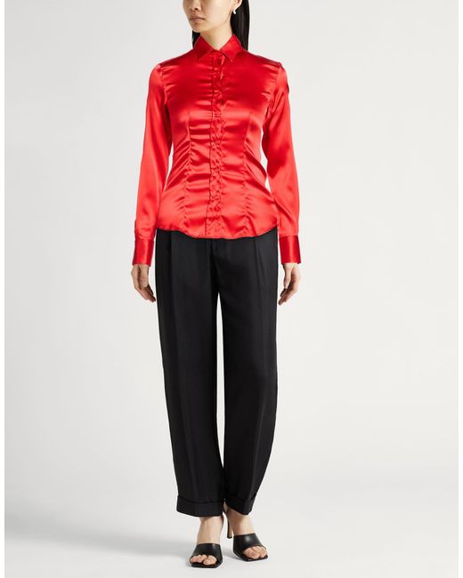 Xacus Red Shirt Silk, Elastane
