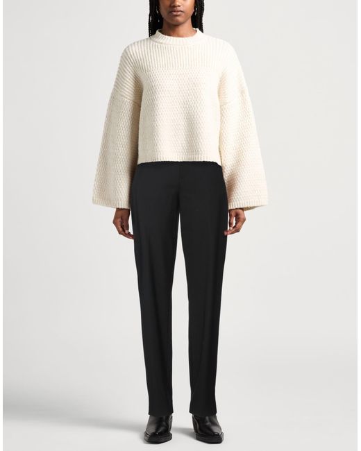 Moschino Black Pants Viscose, Virgin Wool, Elastane