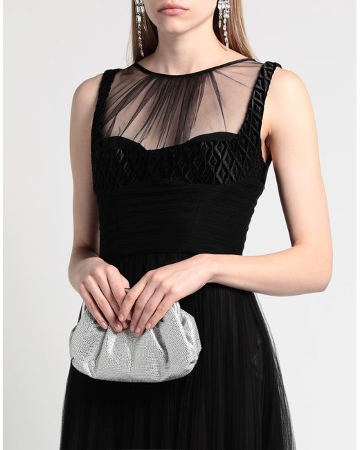 Elisabetta Franchi Black Maxi-Kleid