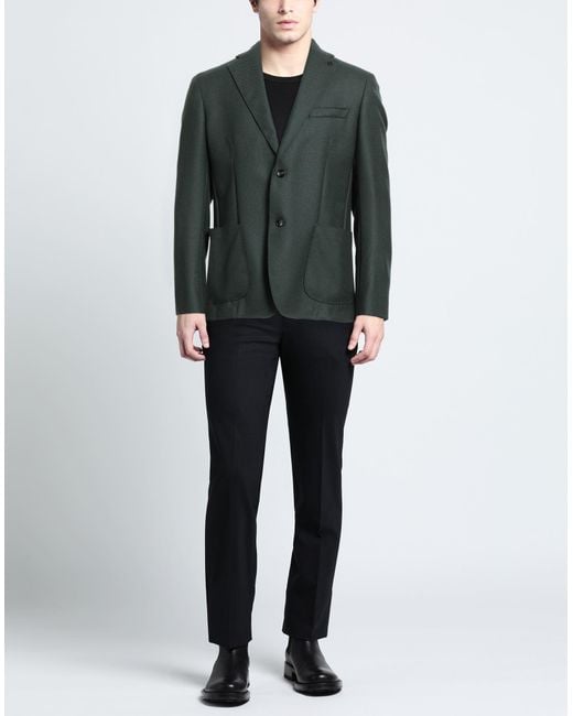 BRERAS Milano Green Blazer for men