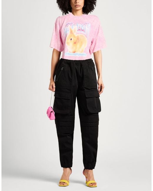 MSGM Pink T-Shirt Cotton