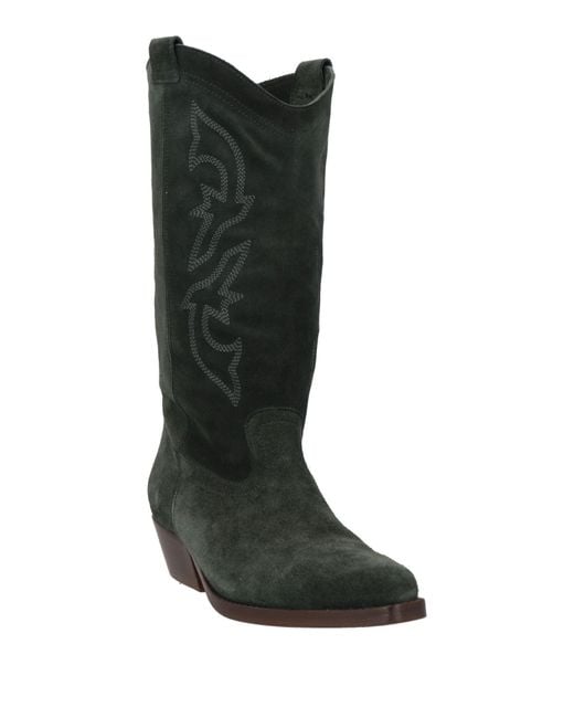 Ba&sh Black Boot Leather