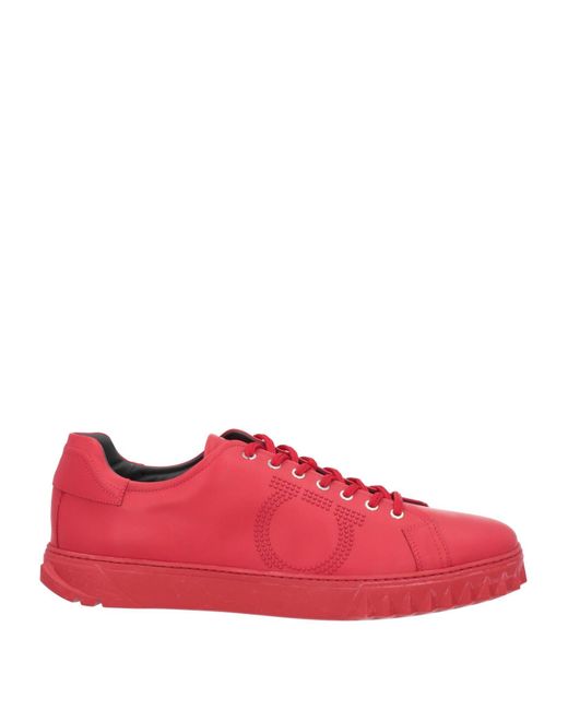 Ferragamo Red Sneakers for men