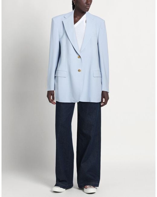 Tagliatore 0205 Blue Blazer Polyester, Virgin Wool, Elastane