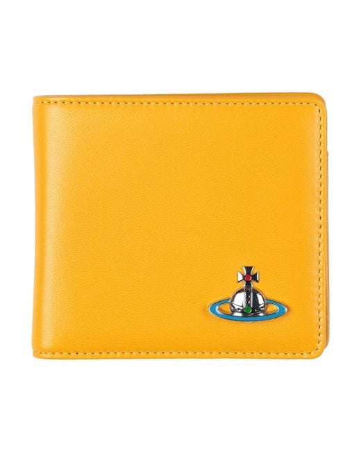Vivienne Westwood Yellow Wallets for men