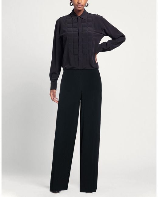 MVP WARDROBE Blue Pants Acetate, Silk