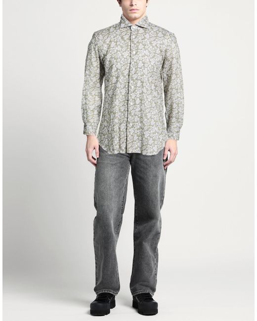 Barba Napoli Gray Shirt for men