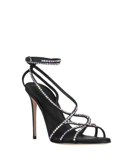 Le Silla Black Sandals